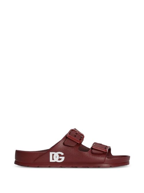 Ciabatte bambina Dolce e Gabbana rosso scuro in EVA Dolce & Gabbana Kids | DD0324A510383028